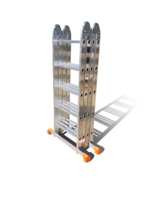 Лестница алюминиевая четырехсекционная Эйфель серия Простор 4х5