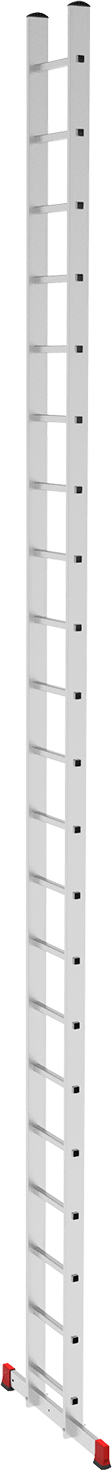 Лестница алюминиевая односекционная приставная NV2210 артикул 2210121