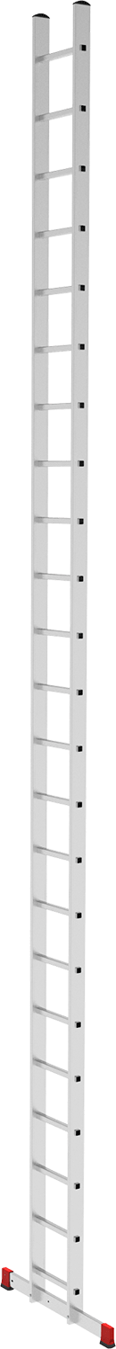Лестница алюминиевая односекционная приставная NV2210 артикул 2210123