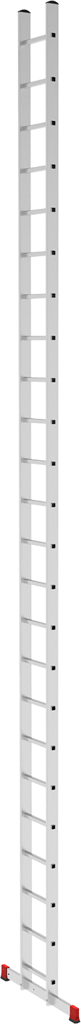 Лестница алюминиевая односекционная приставная NV2210 артикул 2210124