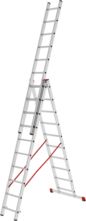 Лестница алюминиевая трехсекционная VIRA NV4230 артикул 4230310
