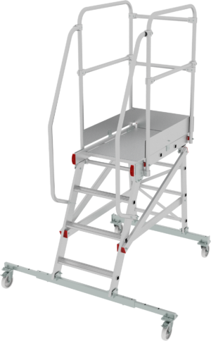 Индустриальная передвижная лестница-подмости с платформой NV5510 артикул 5510104