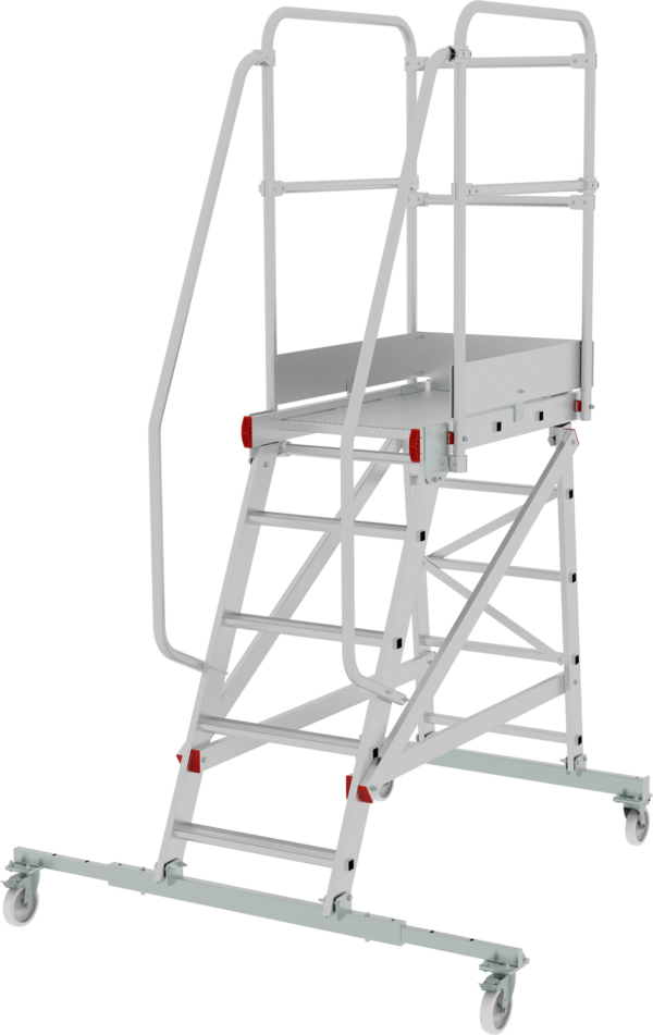 Индустриальная передвижная лестница-подмости с платформой NV5510 артикул 5510105
