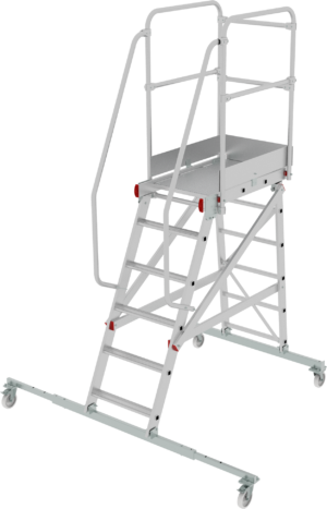 Индустриальная передвижная лестница-подмости с платформой NV5510 артикул 5510106