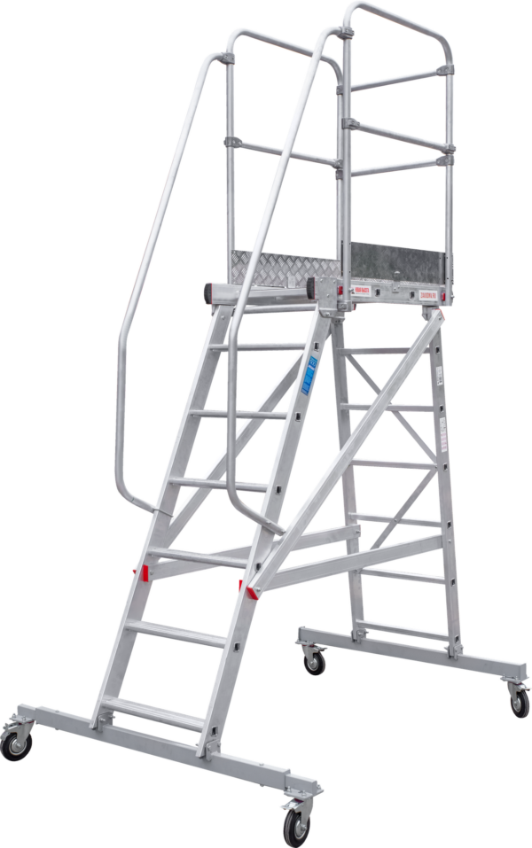 Индустриальная передвижная лестница-подмости с платформой NV5510 артикул 5510107