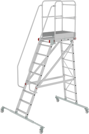 Индустриальная передвижная лестница-подмости с платформой NV5510 артикул 5510109