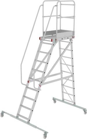 Индустриальная передвижная лестница-подмости с платформой NV5510 артикул 5510110